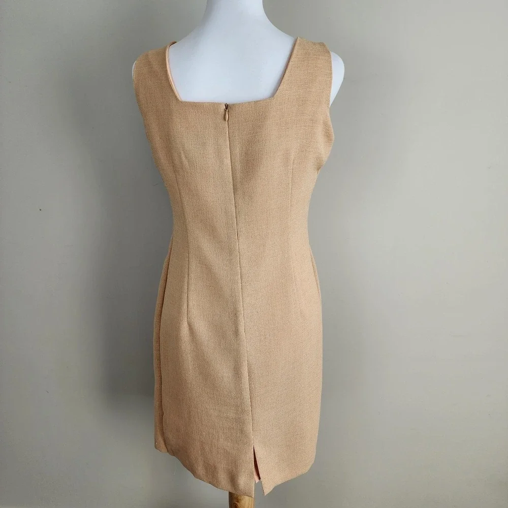 Vintage Suit Set Womens 10 Petite Dress Jacket Tailored Office Wedding Party 90s - Picture 6 of 16